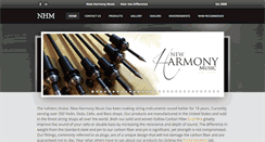 Desktop Screenshot of newharmonymusic.com