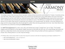 Tablet Screenshot of newharmonymusic.com